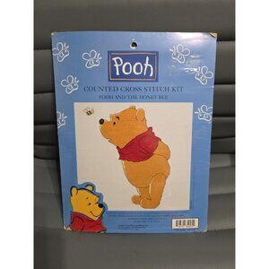 Disney Winnie The Pooh & The Honey Bee Counted Cross Stitch Kit #34005 NEW